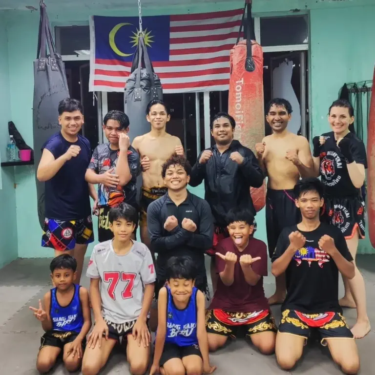 After training group class picture