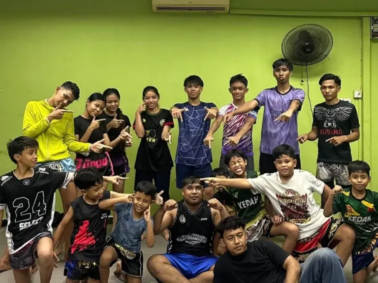 After training kids-group class picture