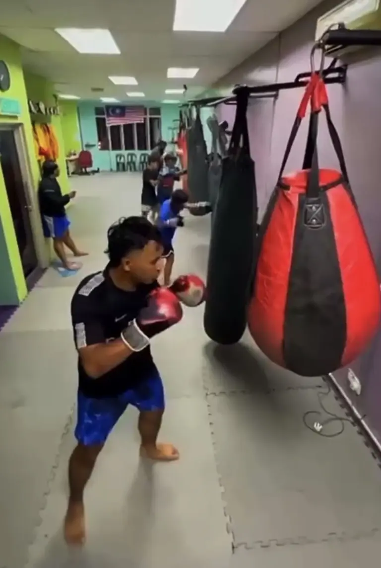 Training scene bag work